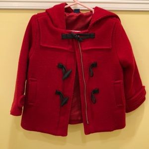 Gap girl wool blend coat